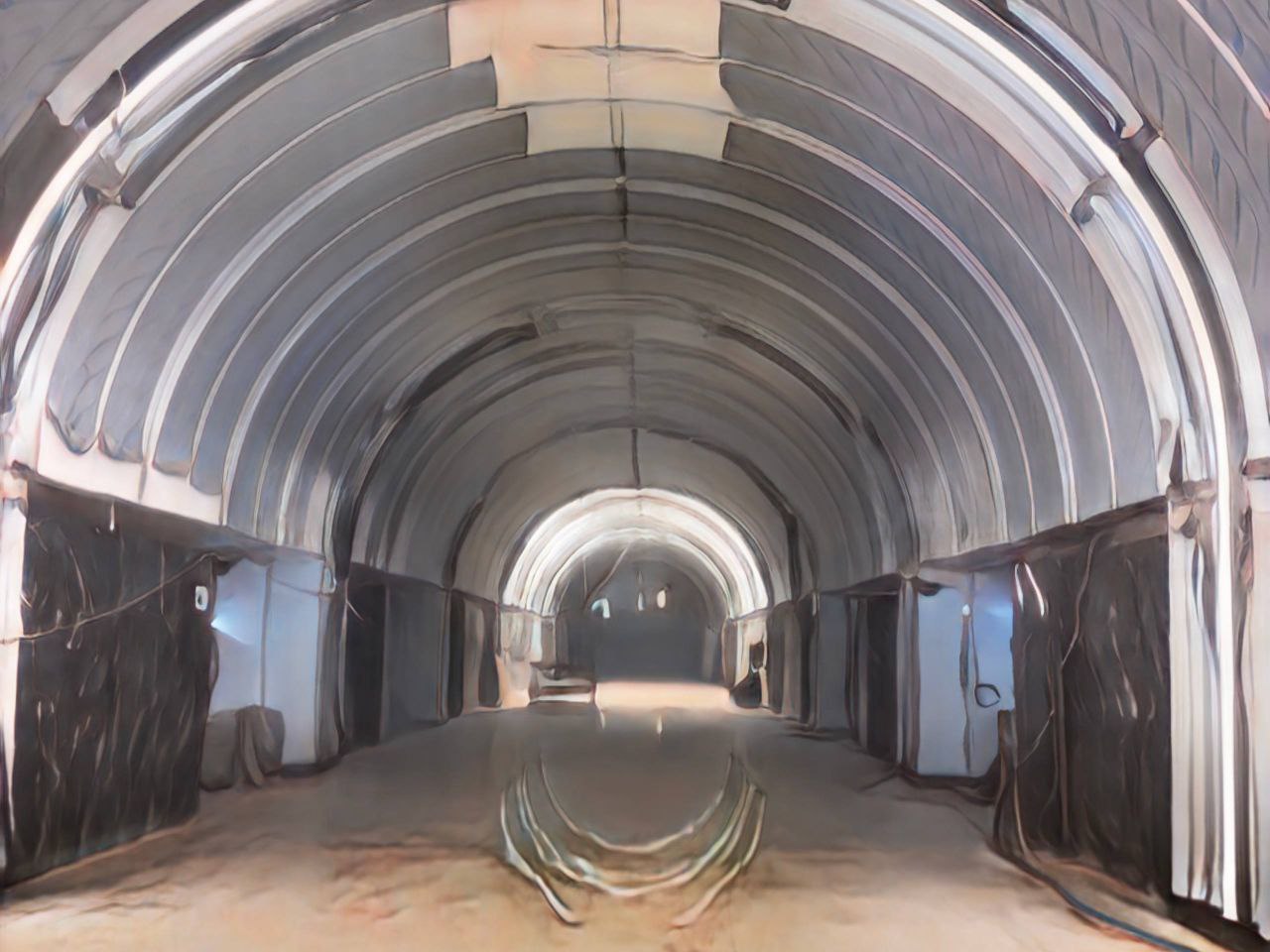 На станции «Путиловская» строящейся Красносельско-Калининской линии метро завершены монтаж потолочного зонта и установка светильников На станции «Путиловская» строящейся Красносельско-Калининской линии метро завершены монтаж потолочного зонта и установка светильников