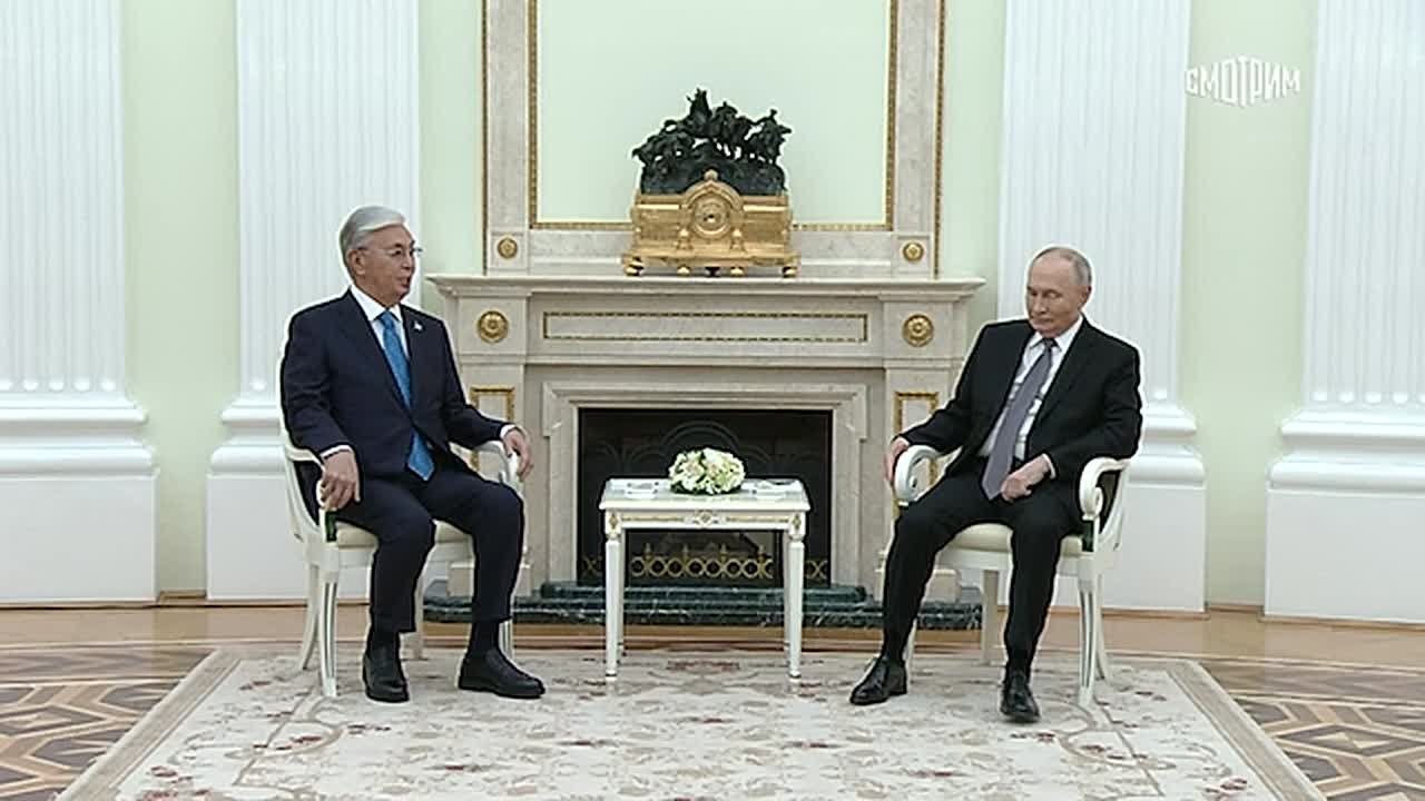 Юлия Витязева: Путин в начале встречи с Токаевым отметил, что сегодня президенты в неформальной обстановке обсудят вопросы, которые представляют особый интерес для России и Казахстана