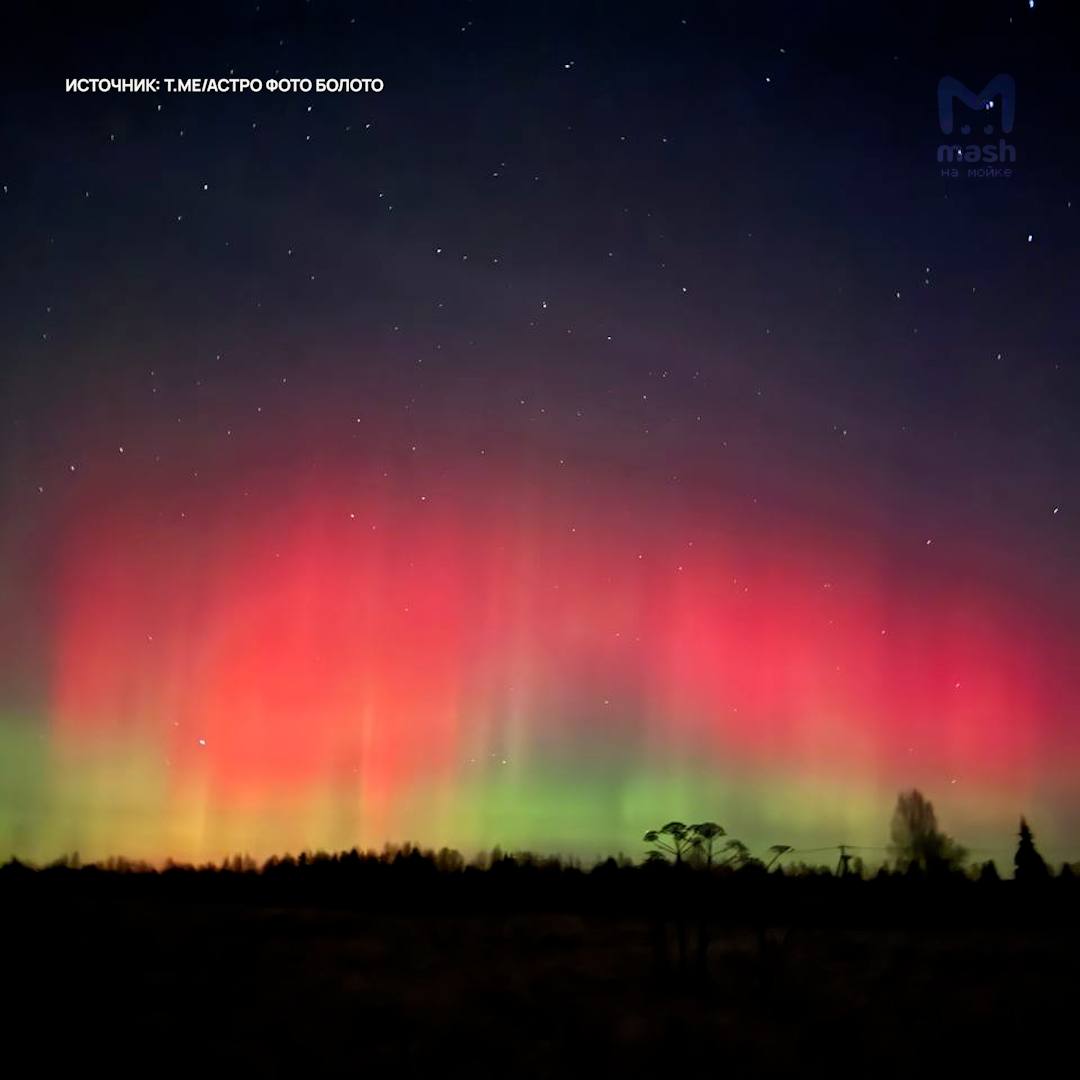 Просыпаемся, любуемся — кадры северного сияния этой ночью в Ленобласти Просыпаемся, любуемся — кадры северного сияния этой ночью в Ленобласти