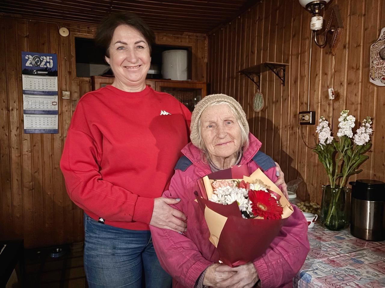 Жительница Заневки Валентина Герасимчик отпраздновала 85-летие