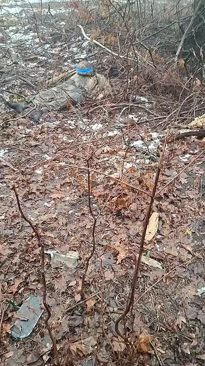 Атмосфера СВО. Мертвый боевик киевского режима на фоне уничтоженных украинских бронеавтомобилей International MaxxPro американского производства