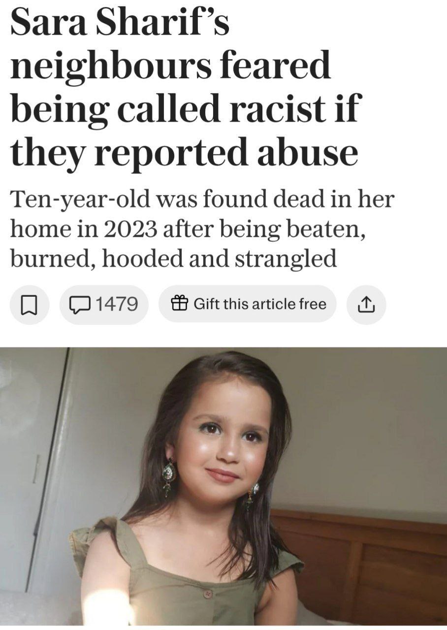 «Свобода слова» в «свободной» Британии привела к гибели 10-летней девочки