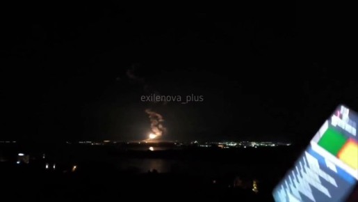 Пуски крылатых ракет "Калибр" по Украине с акватории Черного моря