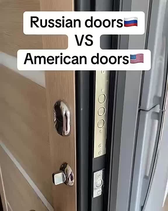 В комментариях к видео о сравнении русских и американских дверей появилась сердобольная украинка с заявлением о том, что жителям России якобы особенно нужны укреплённые двери из-за «бедности и высокого уровня преступности»