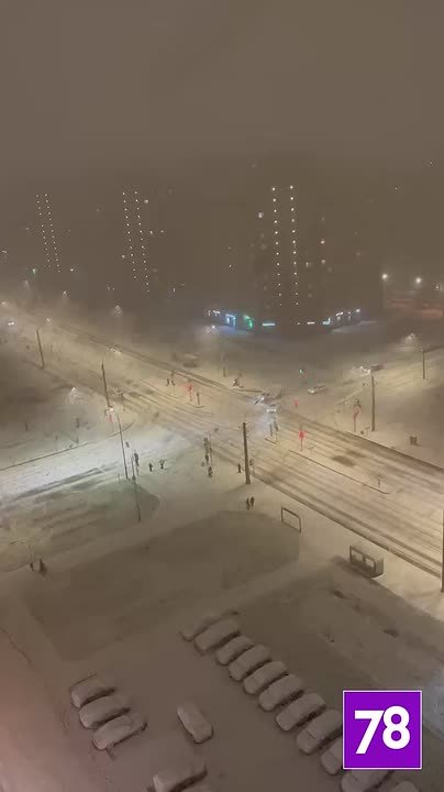 Улицы Петербурга и Ленобласти заметает все сильнее