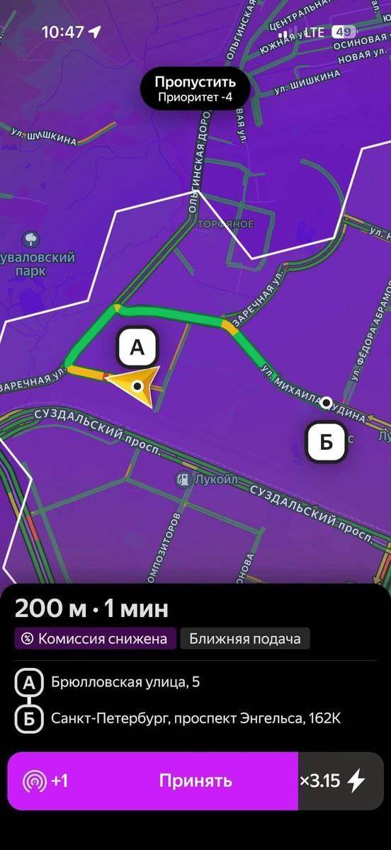 Снежным субботним утром петербуржцев удивил не только вид за окном