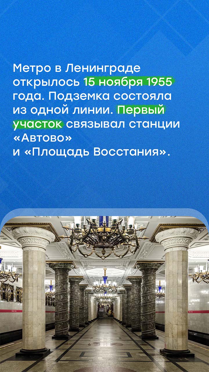 Сегодня петербургское метро отмечает 70-летний юбилей Сегодня петербургское метро отмечает 70-летний юбилей