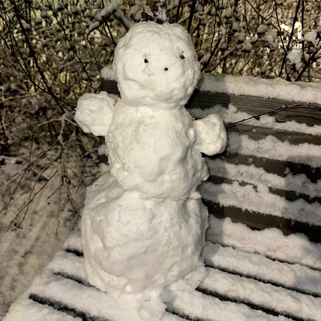 Первый снежный день плюс выходной, равно вот такие чудные снеговички по всему Питеру Первый снежный день плюс выходной, равно вот такие чудные снеговички по всему Питеру