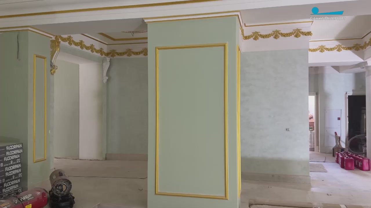 Петербургские специалисты завершают восстановление здания, разрушенного Драматического театра Мариуполя