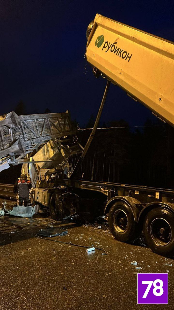 Трасса А-121 Сортавала полностью перекрыта на 80 километре из-за аварии