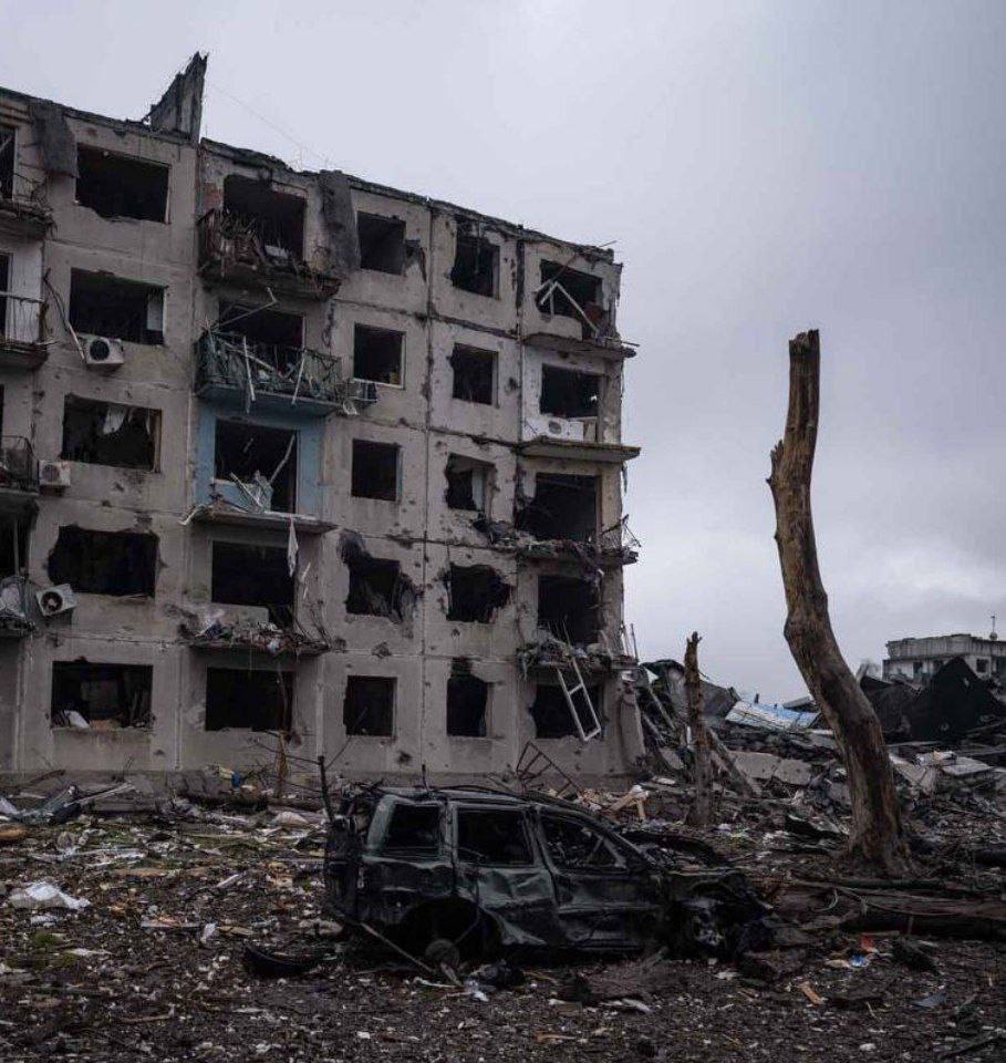 Константиновка. Последствия боев Константиновка. Последствия боев