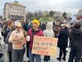Юрий Баранчик: На акции протеста в Киеве участники выступили с плакатами, содержащими критику в адрес Зеленского и требованием его отставки