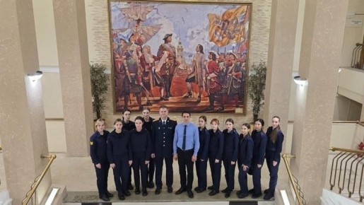 Курсанты Санкт-Петербургской академии Следственного комитета познакомились с историей ленинградской милиции в годы блокады