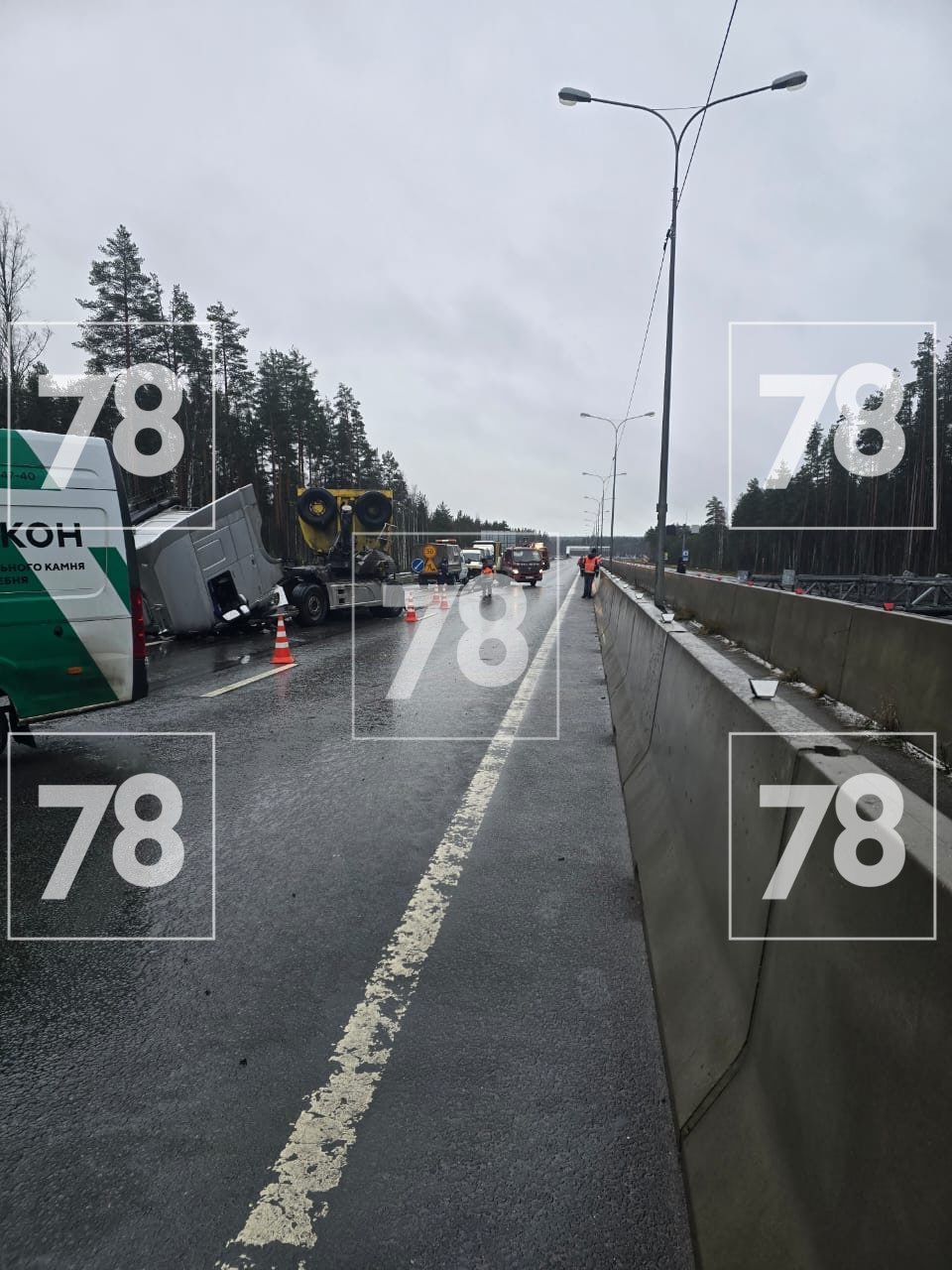 На трассе А-121 открыли движение в сторону Приозерска На трассе А-121 открыли движение в сторону Приозерска