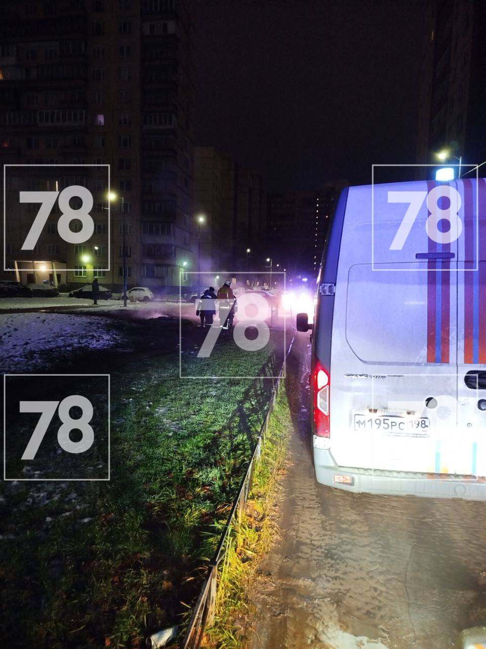 Разлив горячей воды произошел ночью на Маршала Казакова