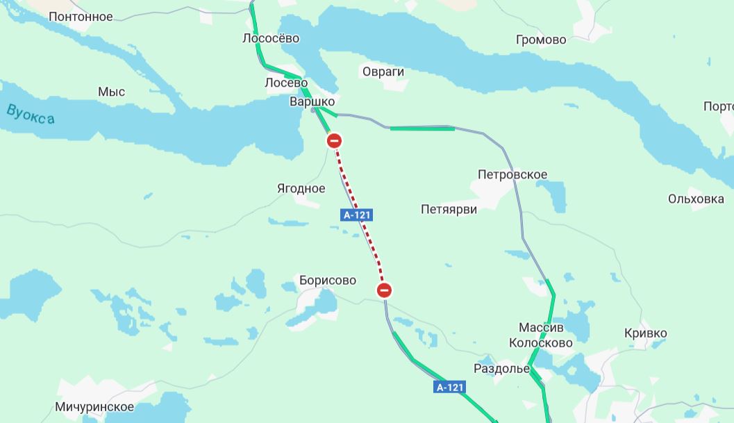 Трасса А-121 Сортавала полностью перекрыта на 80 километре из-за аварии Трасса А-121 Сортавала полностью перекрыта на 80 километре из-за аварии