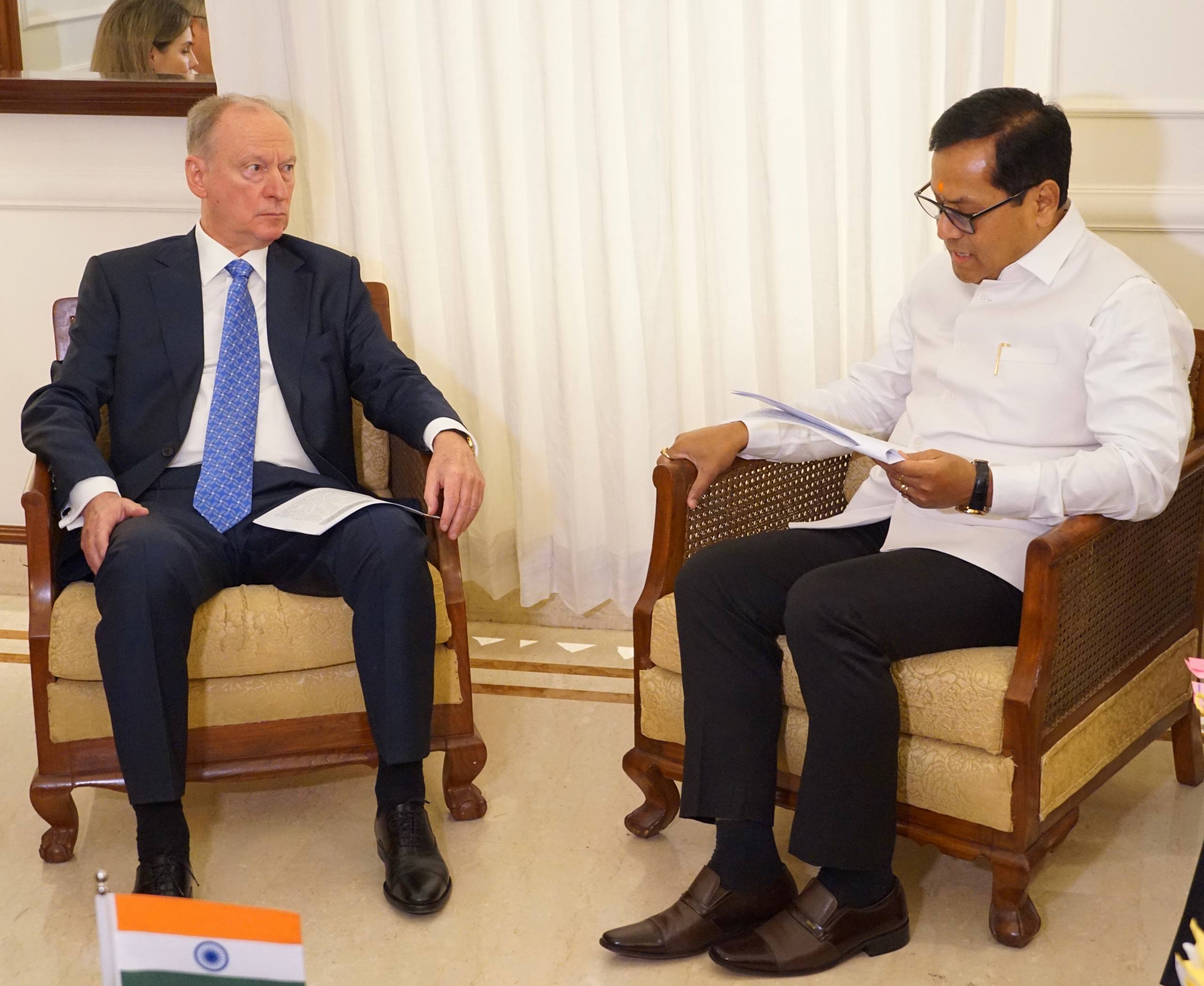 17 ноября Помощник Президента России, Председатель Морской коллегии России Н.П.Патрушев провел в Нью-Дели российско-индийские консультации по взаимодействию в морской сфере