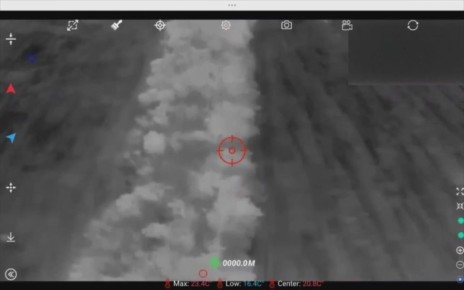 Еще одно видео опытно-боевой апробации тяжелых гексакоптеров "Мангас в зоне проведения СВО