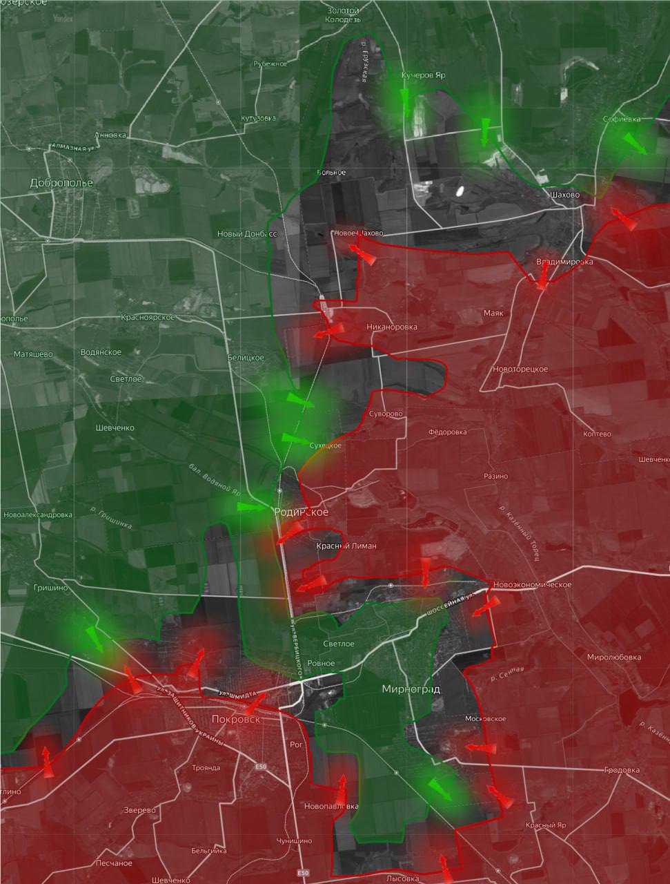 «На Покровском направлении российские войска продвигаются на северо-западных окраинах Покровска