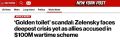 Скандал с «золотым унитазом»: Зеленский всё знал