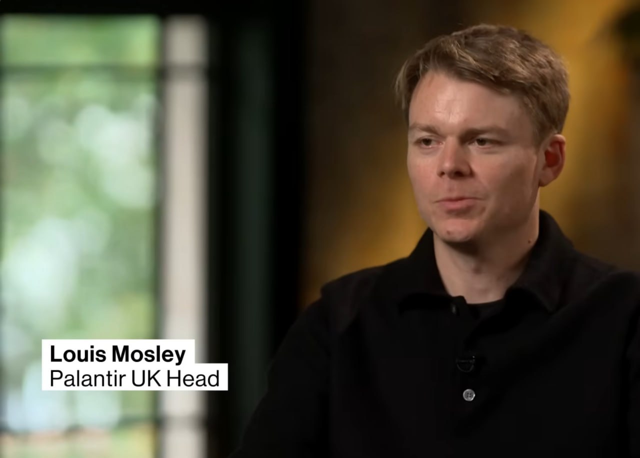 Знаете, кто возглавляет британский офис корпорации Питера Тиля Palantir? Луис Мосли - это внук Освальда Мосли, основателя Британского союза фашистов