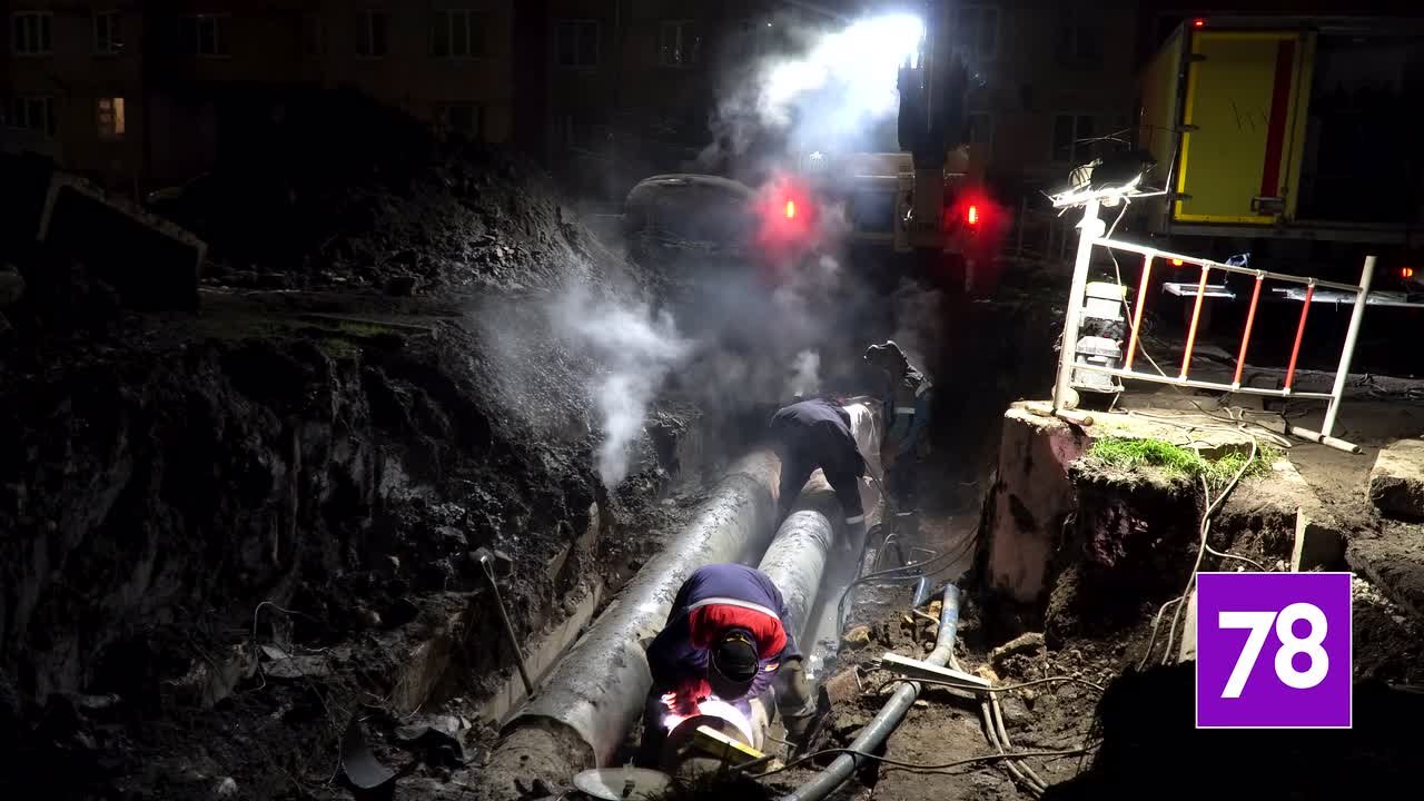 На Маршала Казакова завершаются работы по восстановлению теплоснабжения