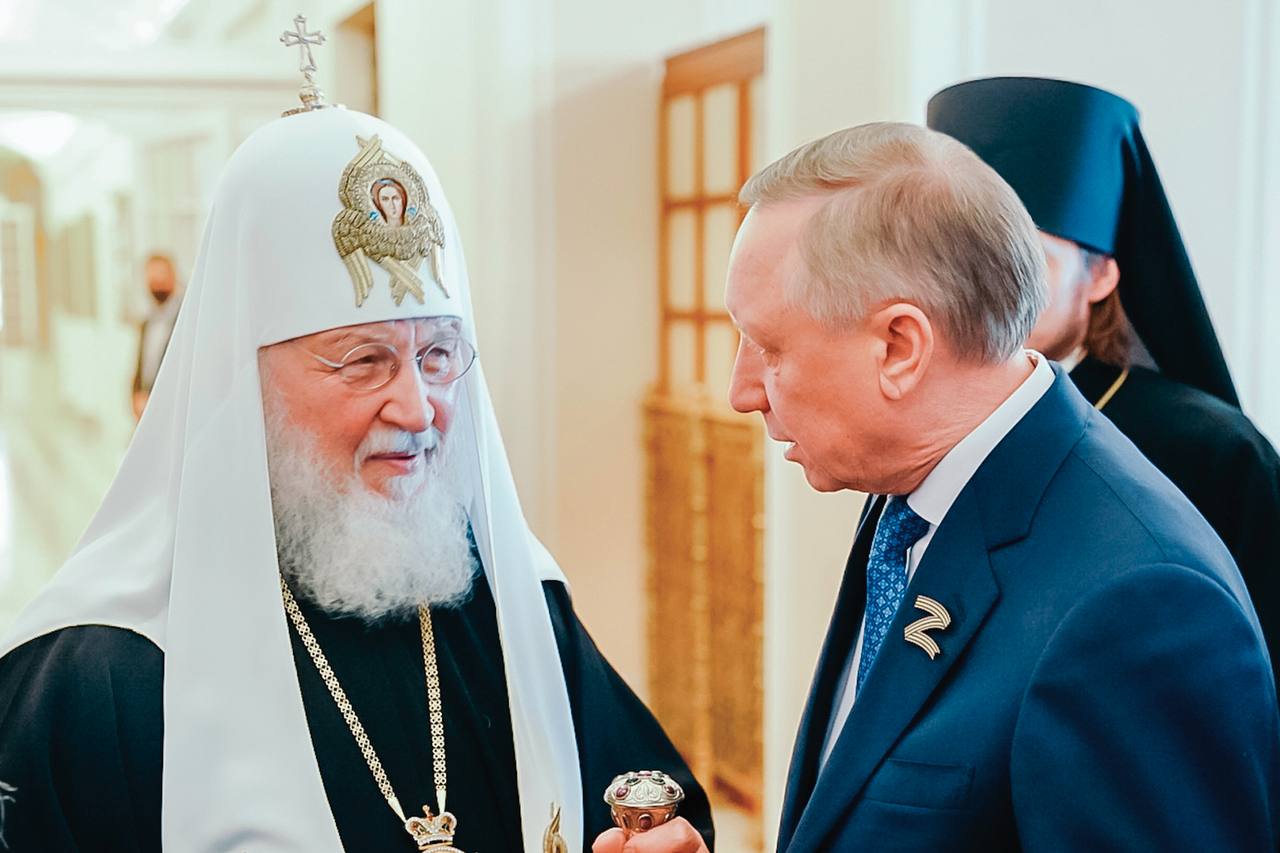 Александр Беглов: Поздравил Патриарха Московского и всея Руси Кирилла с днём рождения