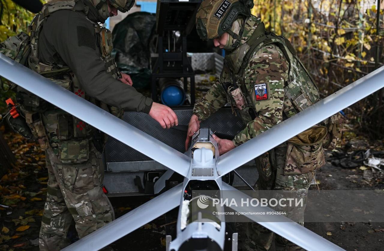 Боевая работа расчёта барражирующих боеприпасов семейства «Ланцет» группировки войск «Центр» на Красноармейском направлении Боевая работа расчёта барражирующих боеприпасов семейства «Ланцет» группировки войск «Центр» на Красноармейском направлении