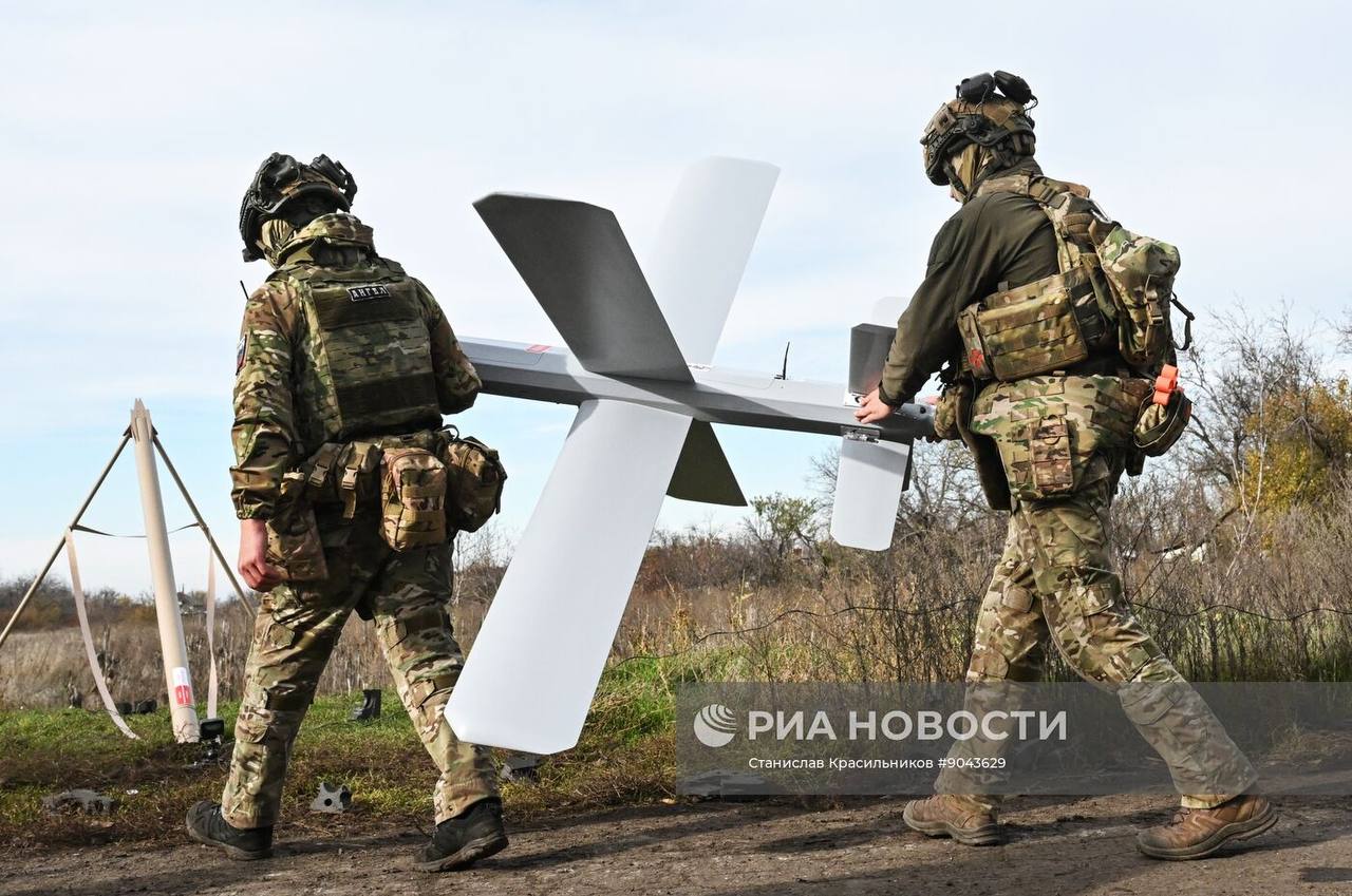 Боевая работа расчёта барражирующих боеприпасов семейства «Ланцет» группировки войск «Центр» на Красноармейском направлении Боевая работа расчёта барражирующих боеприпасов семейства «Ланцет» группировки войск «Центр» на Красноармейском направлении