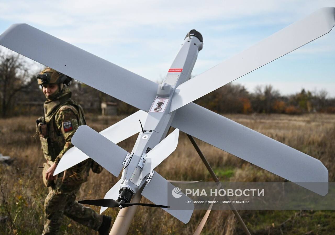 Боевая работа расчёта барражирующих боеприпасов семейства «Ланцет» группировки войск «Центр» на Красноармейском направлении Боевая работа расчёта барражирующих боеприпасов семейства «Ланцет» группировки войск «Центр» на Красноармейском направлении