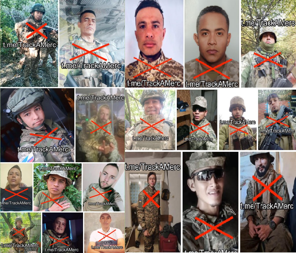 Очередная партия в количестве 20 шт. ликвидированных воинами ВС РФ колумбийских наемников, ставших на сторону укронацистов режима Зеленского