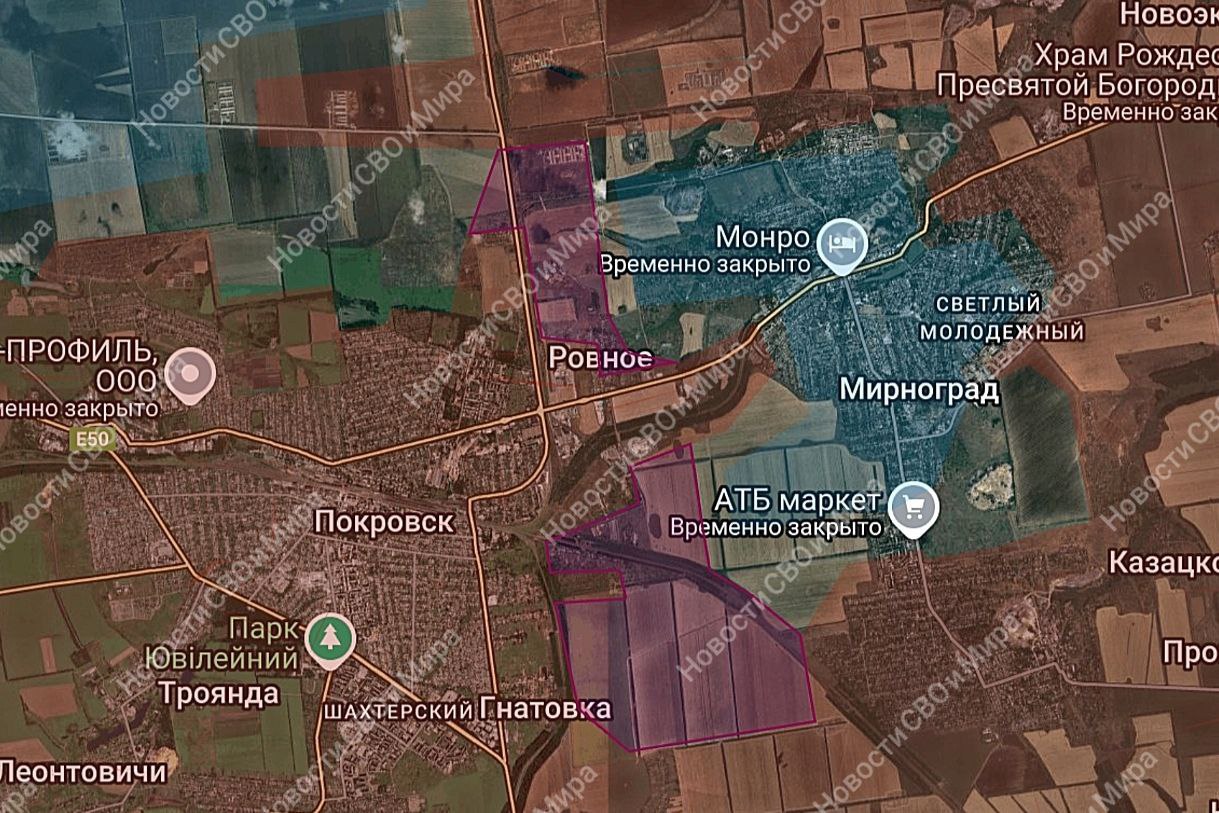 Покровск. Наши воины после освобождения хутора Запорожский продвинулись севернее и окончательно закрыли крышку котла, выбраться у врага шансов нет