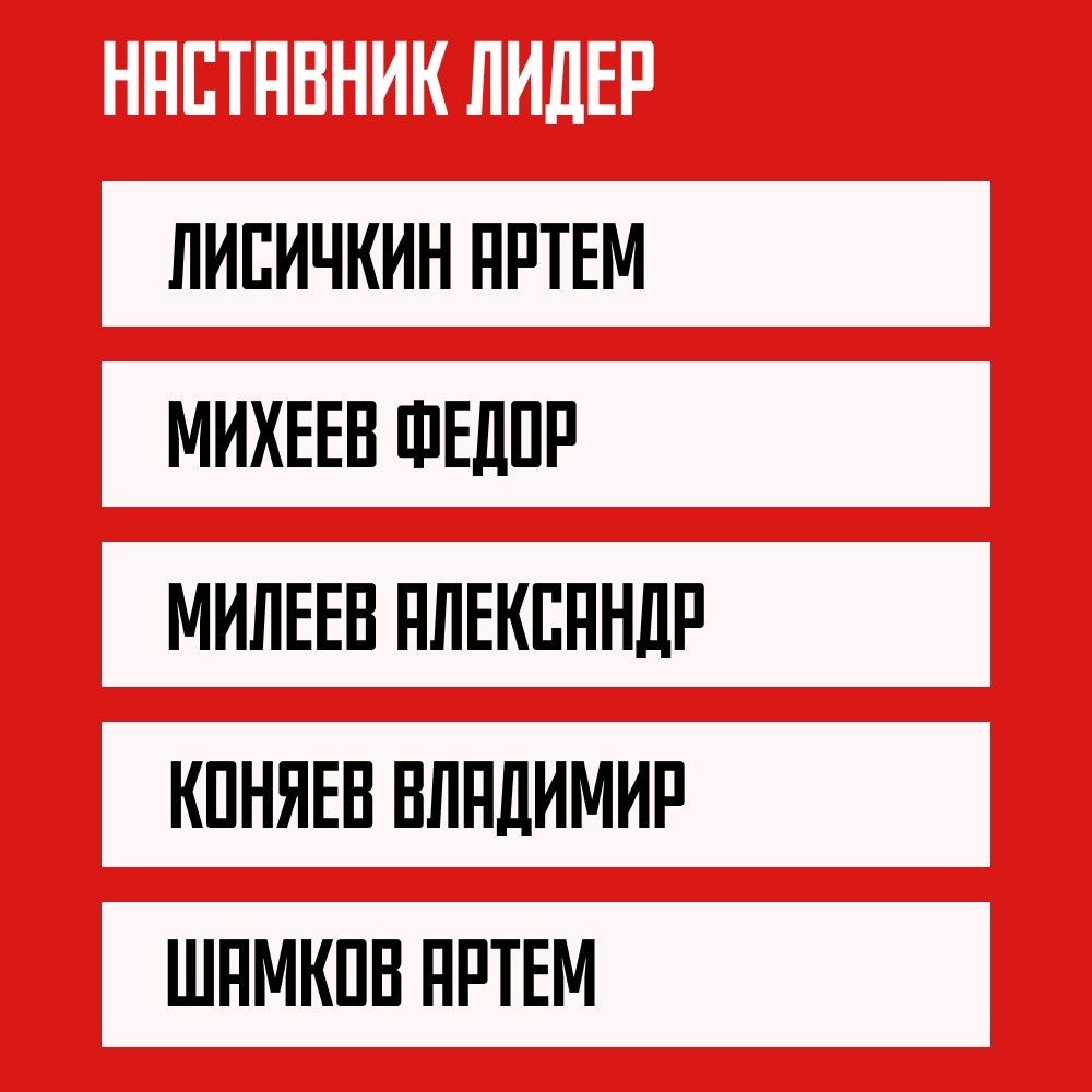 Их призвание — быть настоящими лидерами! Их призвание — быть настоящими лидерами!