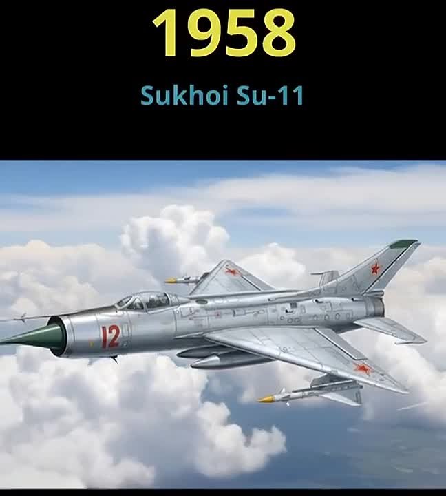Крутой визуал по эволюции самолётов Сухого