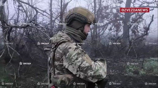 Съемочная группа "Звезды" одной из первых среди российских журналистов побывала в селе Дачном в Днепропетровской области— за ним уже противник