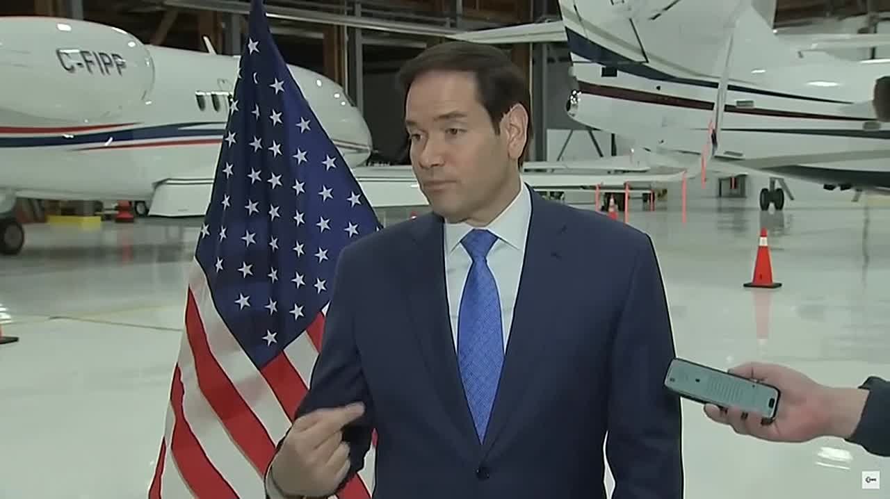 Юрий Баранчик: На этом видео, в ходе ответов на вопросы, госсекретарь США Марко Рубио наглядно демонстрирует, что администрация Дональда Трампа выстраивает «Доктрину Монро 2.0» в своем полушарии