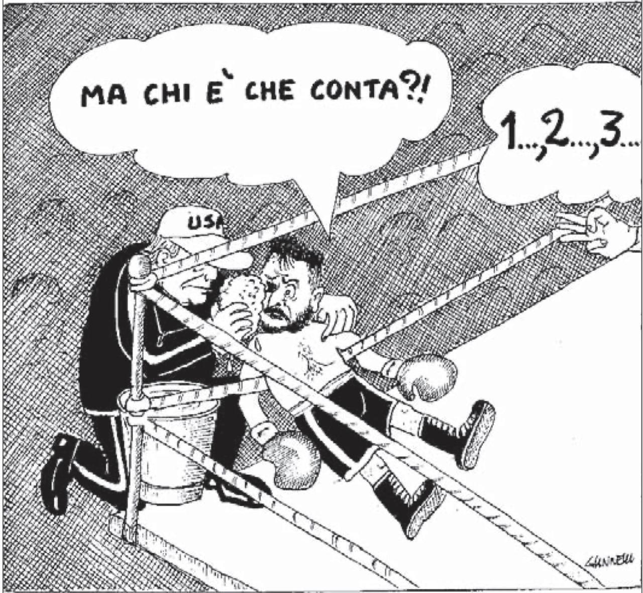 «Но кто это считает?!» Итальянская Corriere Della Sera полагает, что Зеленский не догадывается, кто же этот загадочный рефери, начавший отсчет! Особенно если учесть, что Трамп рядом, замазывает лузеру фингал