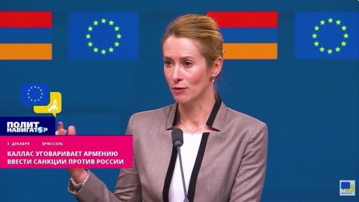 Кая Каллас уговаривает Армению ввести санкции против России и манит безвизом