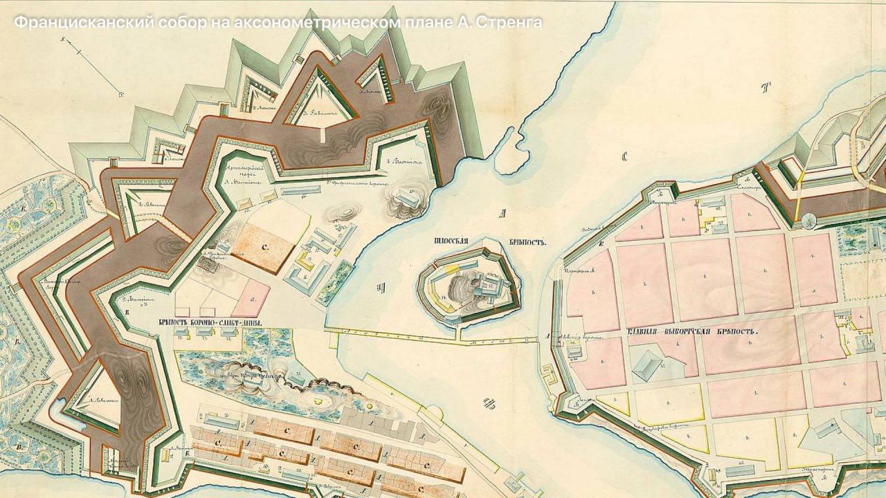 В толще ворот Выборгского замка нашли следы пропавшего средневекового собора