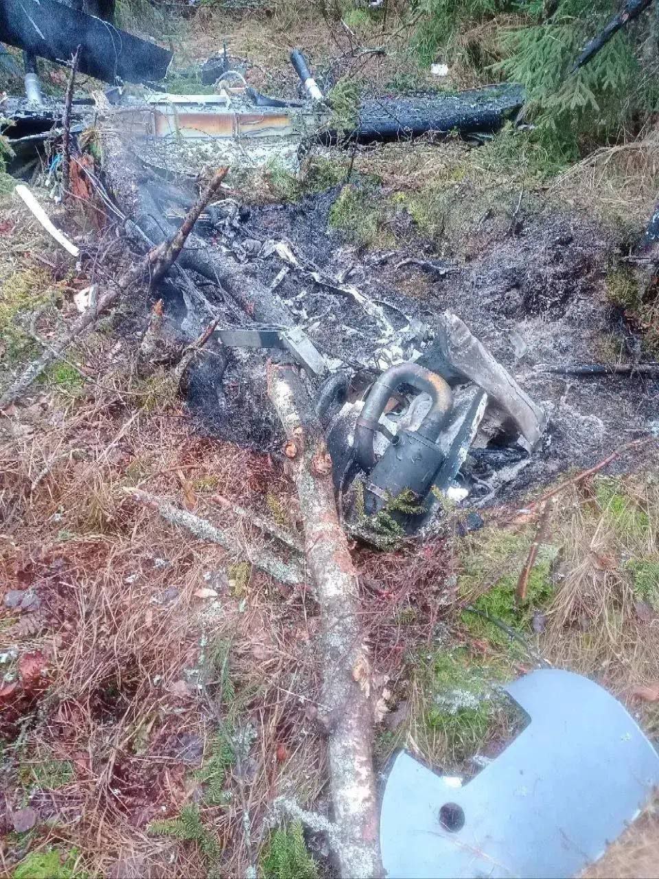 Обломки сбитого БПЛА обнаружены в районе деревни Глажево Киришского района Ленобласти