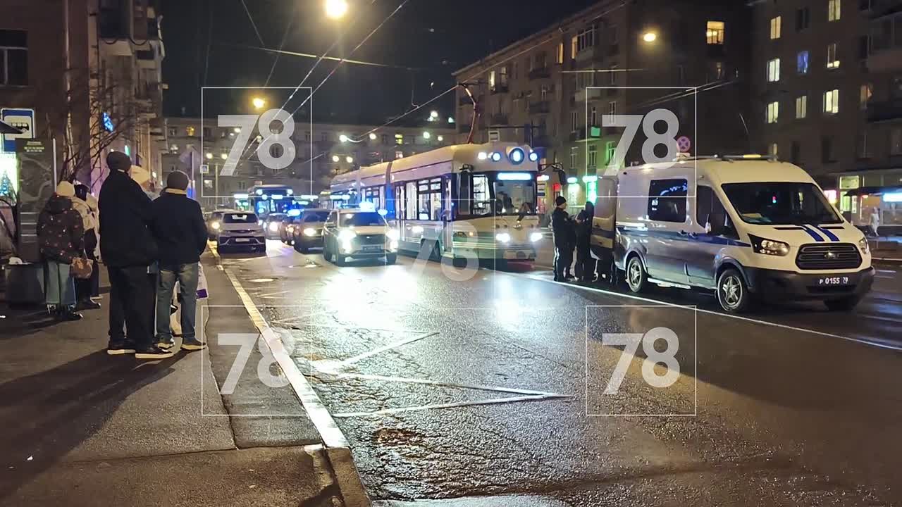 Полиция задержала дебоширов у метро «Приморская»