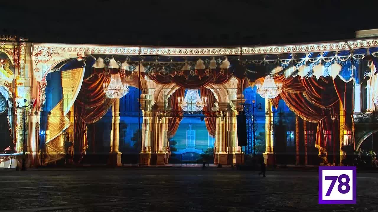 На Дворцовой площади покажут световой спектакль в честь Петра Чайковского