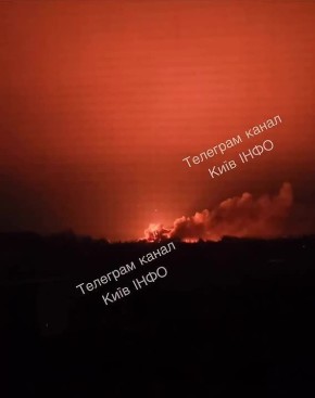 Один из прилетов в Киевской области