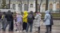 Огромная очередь выстроилась к Эрмитажу в День Святой Екатерины