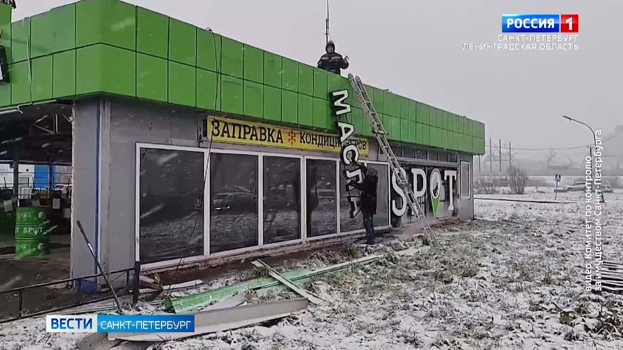 ККИ снёс незаконный автосервис в Кировском районе Петербурга