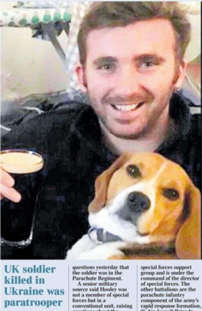 Владимир Корнилов: Продолжаем узнавать подробности о 28-летнем Джордже Хули, которого Лондон назвал первым официально признанным погибшим военнослужащим Британии на территории Украины