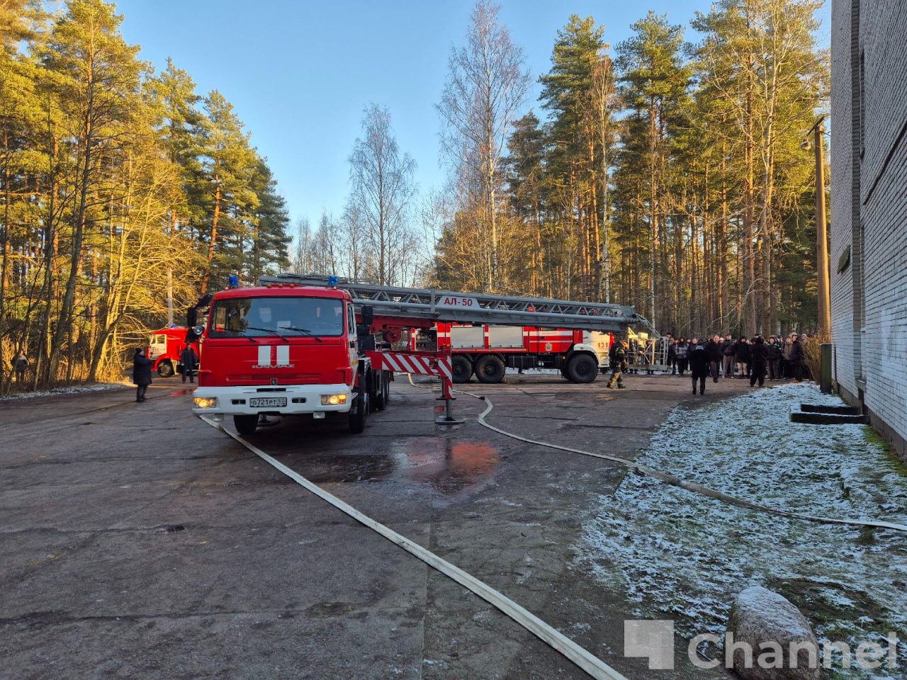 В Техникуме водного транспорта (Отрадное) прошли пожарно-тактические учения В Техникуме водного транспорта (Отрадное) прошли пожарно-тактические учения