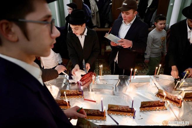 В Петербурге встретили Хануку В Петербурге встретили Хануку