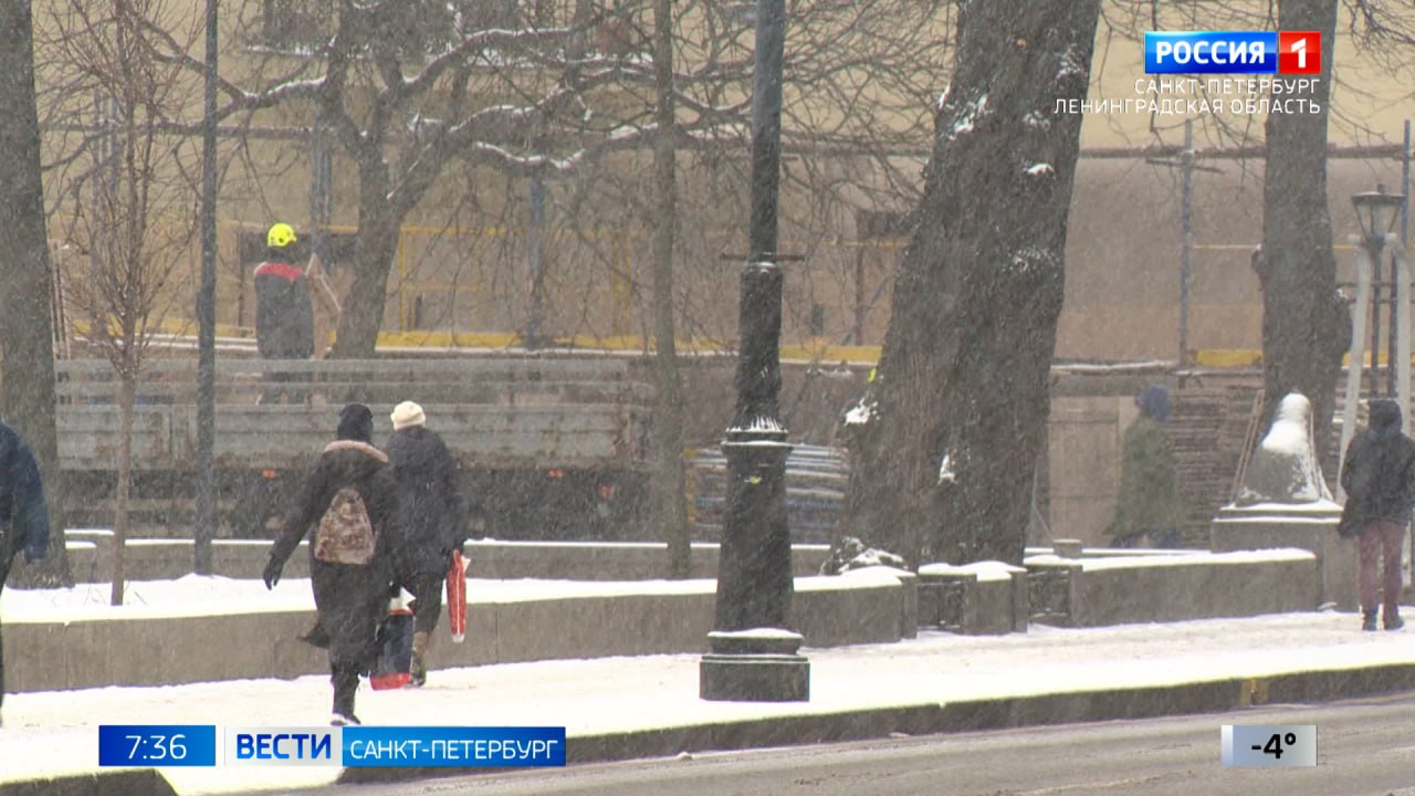 Рабочая неделя в Петербурге и Ленинградской области начинается с ухудшения погодных условий