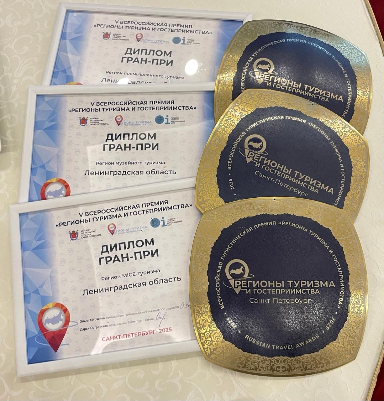 Ленобласть взяла три Гран-При в финале Всероссийской премии